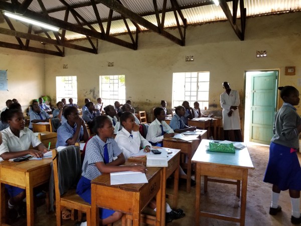 Kenya girls classroom