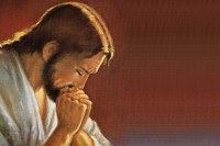 Jesus praying